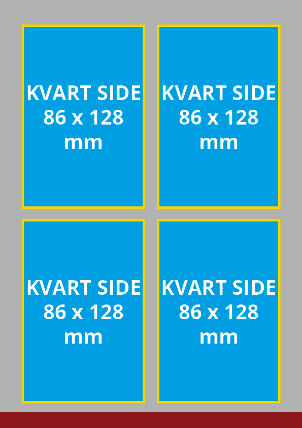 Kvart side sponsorannonce Horsens Revy 23